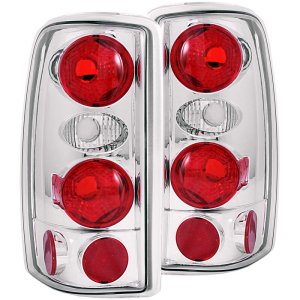 Chevrolet Suburban Tail Light Assembly - ANZO - Clear Lens - Chrome - `00-`06