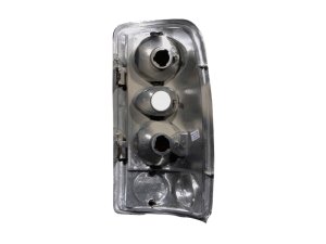 Chevrolet Suburban Tail Light Assembly - ANZO - Clear Lens, Black Housing - Black - `00-`06