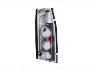 Cadillac Escalade Tail Lights - ANZO - 3D Style, Clear Lens, Chrome Housing - Chrome - `99-`00