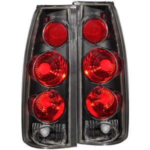 Cadillac Escalade Taillights - ANZO - 3D Style - Black - `99-`00