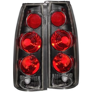 Cadillac Escalade Taillights - ANZO - 3D Style - Black - `99-`00