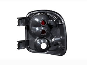 Chevrolet Silverado Taillights - ANZO - Clear Lens, Black Housing, Pair - Black - `99-`04