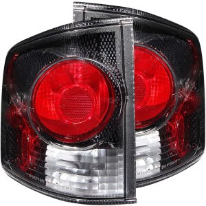 Chevrolet S10 Taillights - ANZO - Carbon 3D Style - Clear/Red - `95-`05 Chevrolet S10 Taillights - ANZO - Carbon 3D Style - Clear/Red - `95-`05