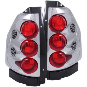 GMC Envoy Taillights - ANZO - Chrome - `02-`08