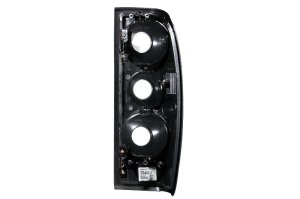 Nissan Frontier Taillights - ANZO - Clear Lens - Black - `98-`04