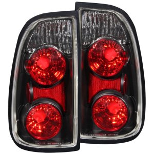 Toyota Tundra Tail Light Assembly - Rear - ANZO - Clear Lens, Black Housing - Black - `00-`06