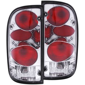 Toyota Tacoma Taillights - ANZO - Chrome - `95-`00