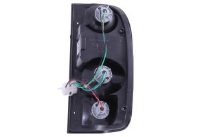 Toyota Tacoma Taillights - ANZO - Clear Lens, Black Housing - Black - `95-`00