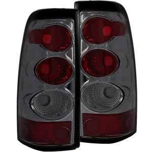 Chevrolet Silverado 1500 Taillights - Rear - ANZO - Smoke - `03-`06