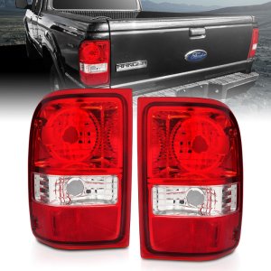 Ford Ranger Taillights - ANZO - OE Replacement - Red/Clear - `01-`11 Ford Ranger Taillights - ANZO - OE Replacement - Red/Clear - `01-`11