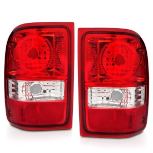 Ford Ranger Taillights - ANZO - OE Replacement - Red/Clear - `01-`11 Ford Ranger Taillights - ANZO - OE Replacement - Red/Clear - `01-`11