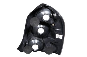 Mazda Protege Taillights - ANZO - Clear Lens, Black Housing - Black - `02-`03