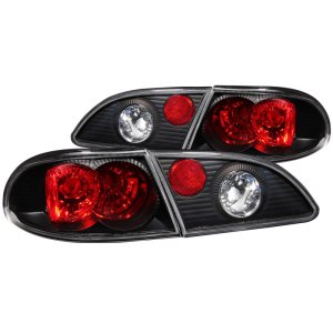 Toyota Corolla Taillights - ANZO - Black - `98-`02