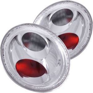 Volkswagen Beetle Tail Lights - ANZO - Chrome - `98-`05