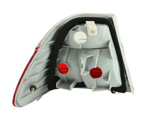 BMW 3 Series Taillights - ANZO - Red/Clear - `99-`01 BMW 3 Series Taillights - ANZO - Red/Clear - `99-`01