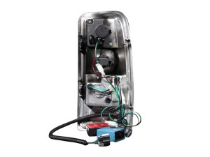 Chevrolet Suburban LED Taillights - Rear - ANZO - Clear Lens - Black Housing - `00-`06