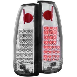 Cadillac Escalade LED Taillights - Rear - ANZO - G2 - Chrome - `99-`00 Cadillac Escalade LED Taillights - Rear - ANZO - G2 - Chrome - `99-`00