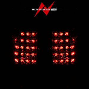 Chevrolet Silverado 1500 Taillights - Rear - ANZO - LED - Red/Clear - `99-`07