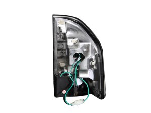 Chevrolet S10 LED Taillights - Rear - ANZO - Clear Lens, Black Housing - Black - `95-`05