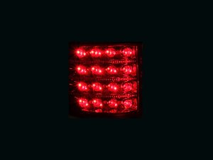 Ford F-150 Taillights - Rear - ANZO - LED - Red/Clear - `04-`08