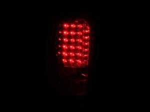 Dodge Ram LED Taillights - Rear - ANZO - Red/Clear - `94-`01