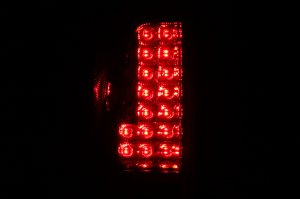 Nissan Frontier Tail Lights - Rear - ANZO - LED - Red/Clear - `05-`08