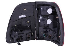 Toyota Land Cruiser Taillights - ANZO - LED - Red/Clear - `98-`05