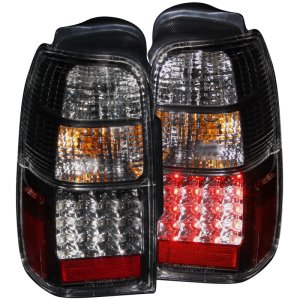 Toyota 4Runner LED Taillights - Rear - ANZO - Clear Lens, Black Housing - Black - `01-`02