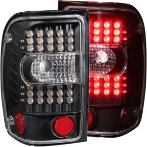 Ford Ranger LED Taillights - Rear - ANZO - Clear Lens - Black - `01-`11