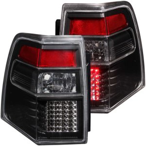 Ford Expedition LED Taillights - Rear - ANZO - Black Housing - `07-`14