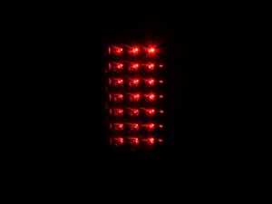 Dodge Ram LED Taillights - Rear - ANZO - Clear Lens, Black Housing - Black - `06-`08