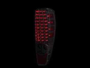 Chevrolet Colorado Taillights - Rear - ANZO - LED, Clear Lens, Black Housing - Black - `04-`12