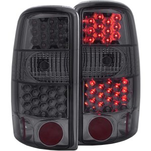 Chevrolet Suburban LED Taillights - Rear - ANZO - ANZ - Smoke - `00-`06
