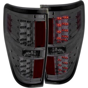 Ford F-150 LED Taillights - Rear - ANZO - Smoke - `09-`14