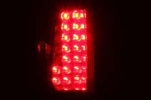 Nissan Frontier LED Taillights - ANZO - Red/Smoke - `05-`08