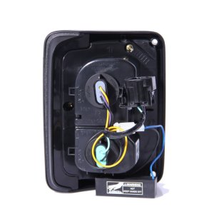 Jeep Wrangler LED Taillights - Rear - ANZO - Smoke - `07-`15