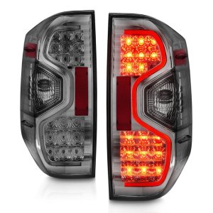 Toyota Tundra LED Taillights - Rear - ANZO - Smoke - `14-`15