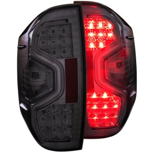 Toyota Tundra LED Taillights - Rear - ANZO - Smoke - `14-`15