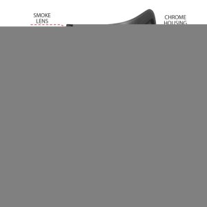 Ford F-150 LED Taillights - Rear - ANZO - Black Housing - Red/Smoke - `09-`13