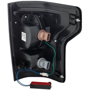 Ford F-150 LED Taillights - Rear - ANZO - Clear Lens, Black Housing - Black - `15-`16