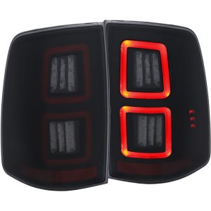 Dodge Ram LED Taillights - ANZO - Smoke - `13-`17