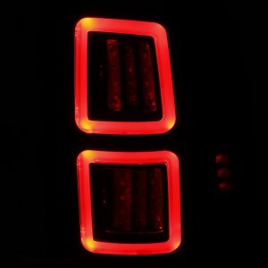 Dodge Ram LED Taillights - ANZO - Smoke - `13-`17