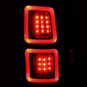 Dodge Ram LED Taillights - ANZO - Smoke - `13-`17