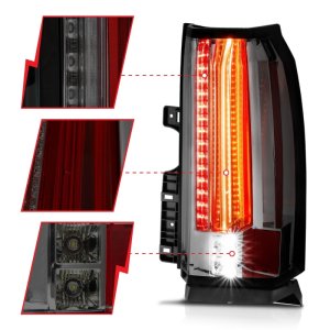 Chevrolet Tahoe LED Taillights - ANZO - Smoke - `15-`17