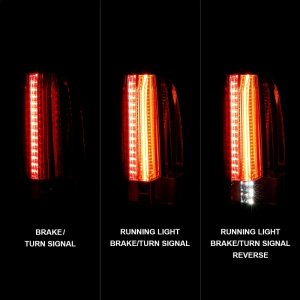 Chevrolet Tahoe LED Taillights - ANZO - Smoke - `15-`17