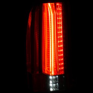 Chevrolet Tahoe LED Taillights - ANZO - Clear Lens, Chrome Housing - Chrome - `15-`17