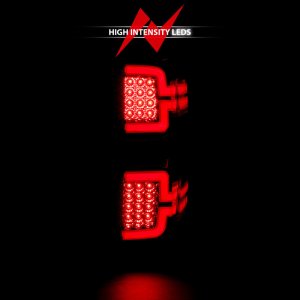 Chevrolet Silverado 1500 LED Taillights - ANZO - Sequential LED - Chrome - `14-`18