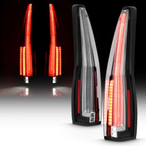 Cadillac Escalade LED Taillights - ANZO - LED - Red/Clear - `07-`14
