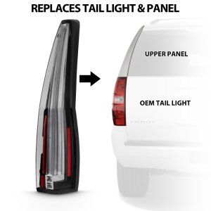 Chevrolet Tahoe LED Taillights - ANZO - Red/Clear - `07-`14 Chevrolet Tahoe LED Taillights - ANZO - Red/Clear - `07-`14