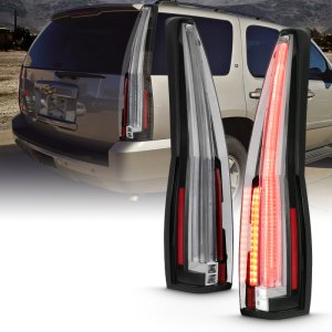 Chevrolet Tahoe LED Taillights - ANZO - Red/Clear - `07-`14 Chevrolet Tahoe LED Taillights - ANZO - Red/Clear - `07-`14
